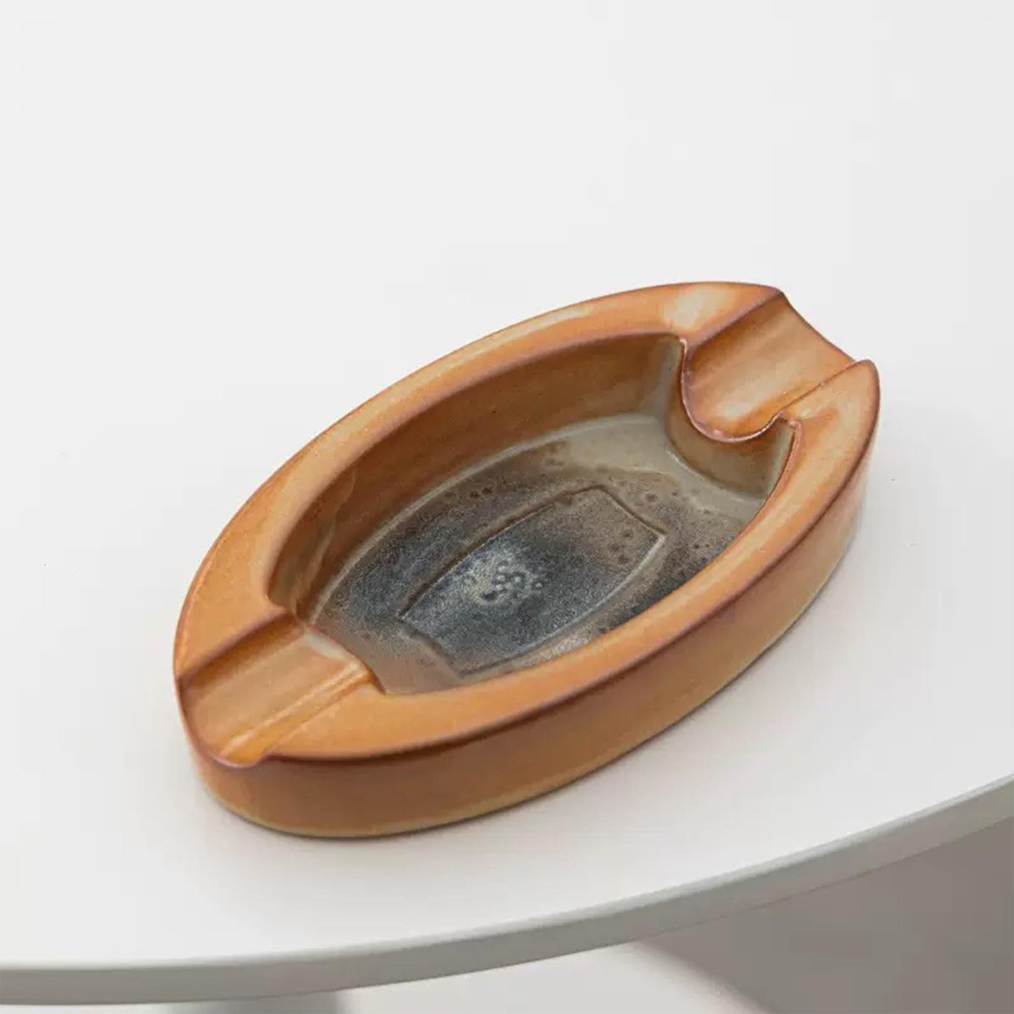 Retro Style Cigar Ash Tray, cigarette holder, Ceramic cigar ash tray, gift for men, groomsman gift, Smoker Gift MUDxHAND