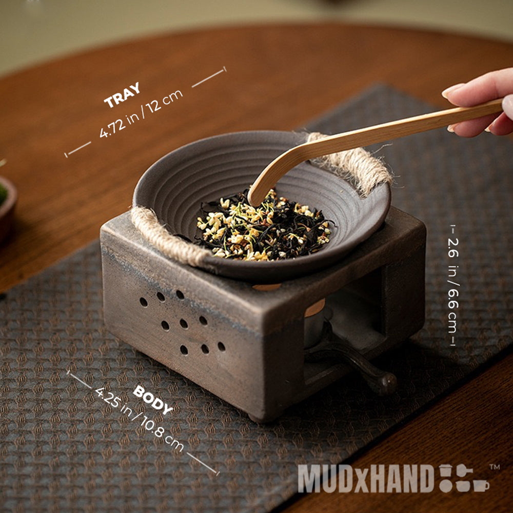 Ceramic Aromatherapy Burner - Modern Wax Melt Warmer & Essential Oil Burner - 5 Color availiable MUDxHAND