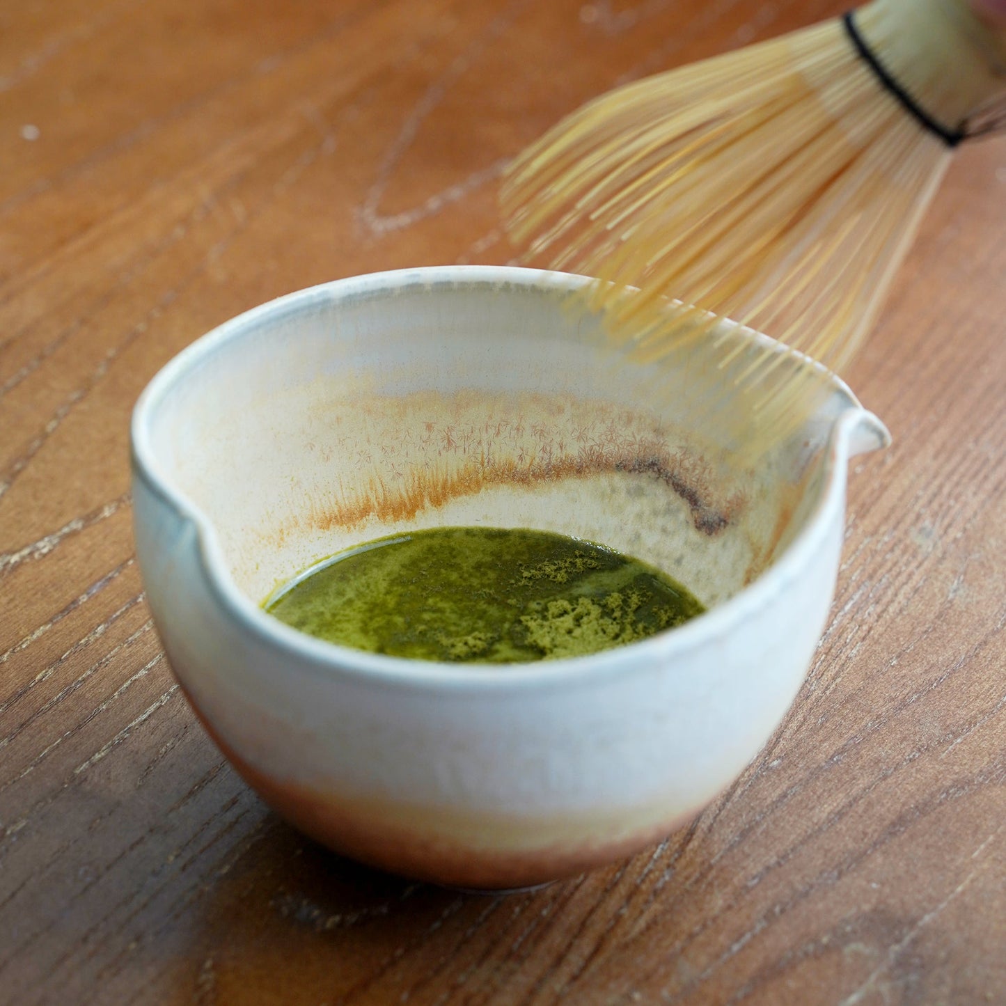 Chocolate Heart Shaped Matcha Bowl Set Mudhandceramic