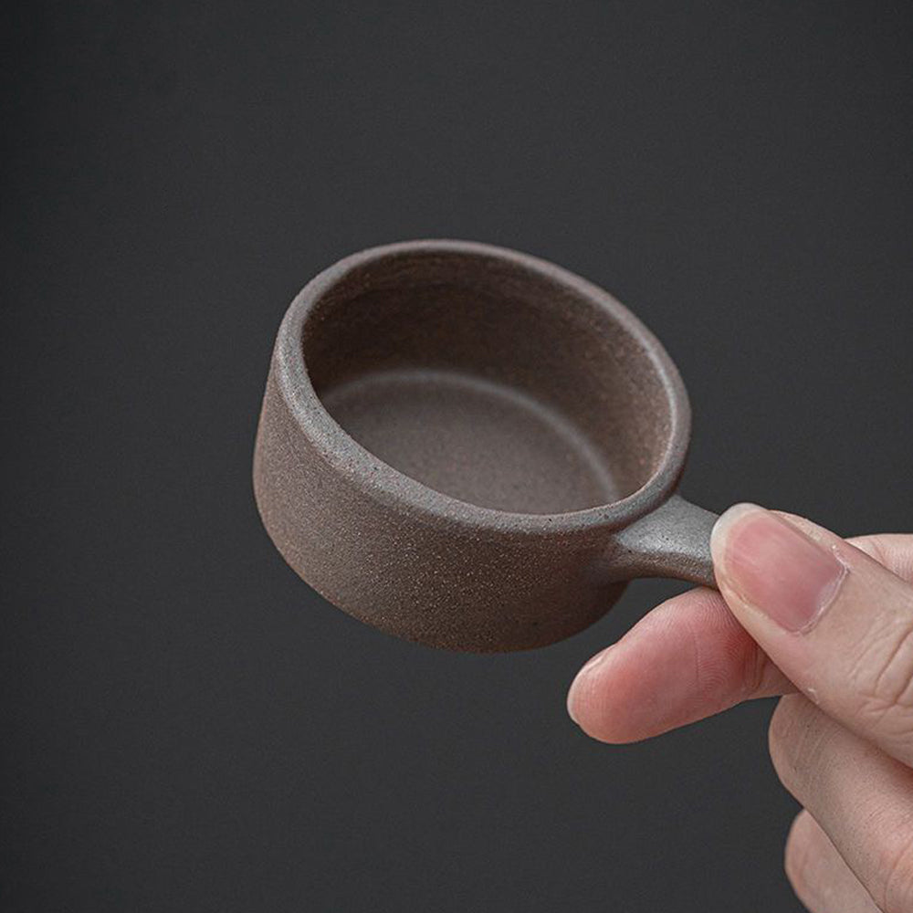 Aromatherapy Herbs Diffuser, Brown black Ceramic Wax Melt Burner, Fragrance Diffuser Mudhandceramic
