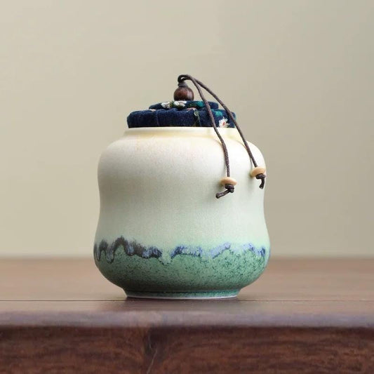 Ceramic Canisters,Asia tea Jar with Lid,tea pot,coffee sugar Storage,sugar bowl,Asian style Kitchen Container,food Storage,Ceramic Contanier MUDxHAND