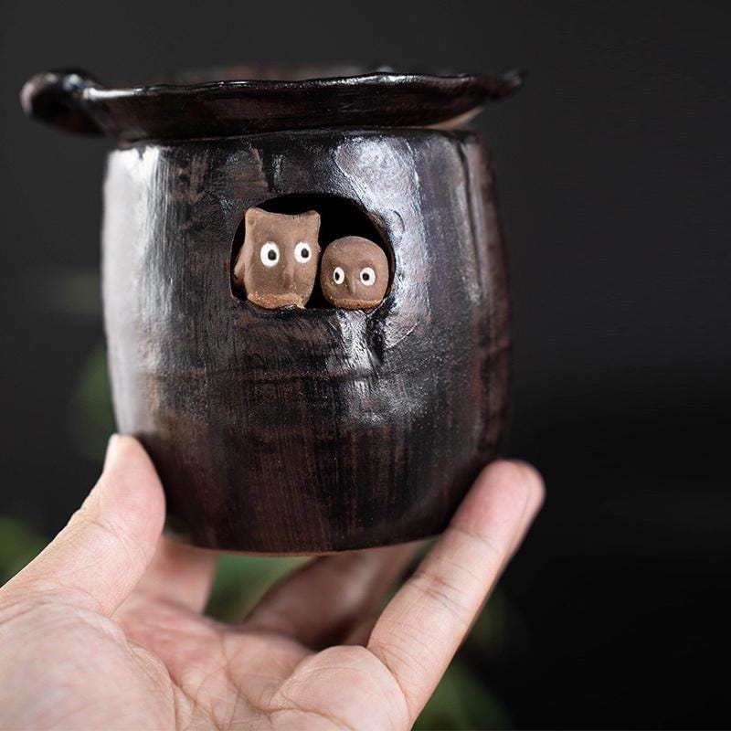 Ceramic Wax Melt Burner,Ceramic Owl Essential Oil Burner,Tea Light Holder,Fragrance Diffuser, Oil Diffuser ,Wax warmer ,Palo Santo Diffuser