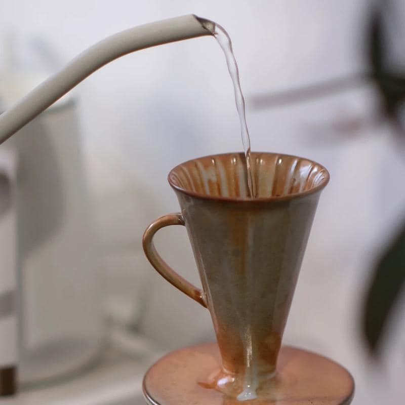 Ceramic Coffee dripper set,V30 Pour Over, Shino-yaki Mug,Coffee Server,coffee Dripper,Pour Over Set,Coffee lover gift,artwork gift for her MUDxHAND
