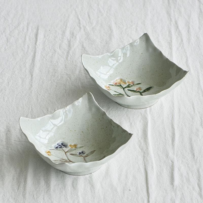 Handmade ceramic plate, organic edge plate,handmade white dinnerware, Sushi Serving Dish, small plate for tapas MUDxHAND