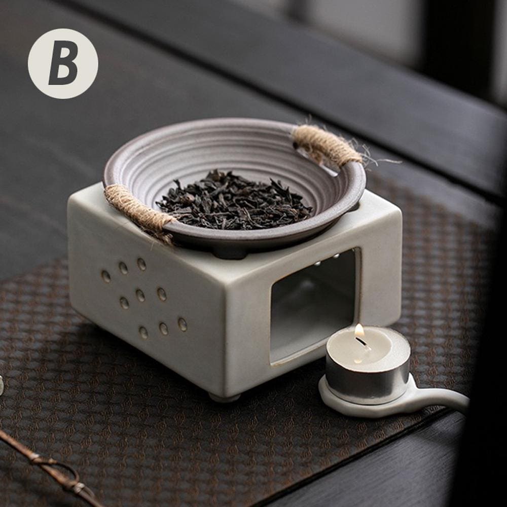 Wax melt Burner Black Green : Aromatherapy Oil Diffuser gift set, Wax melt Burner,Fragrance Diffuser, Palo Santo Burner,candle holder MUDxHAND
