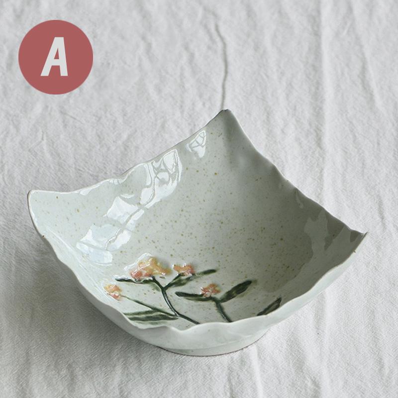 Handmade ceramic plate, organic edge plate,handmade white dinnerware, Sushi Serving Dish, small plate for tapas MUDxHAND