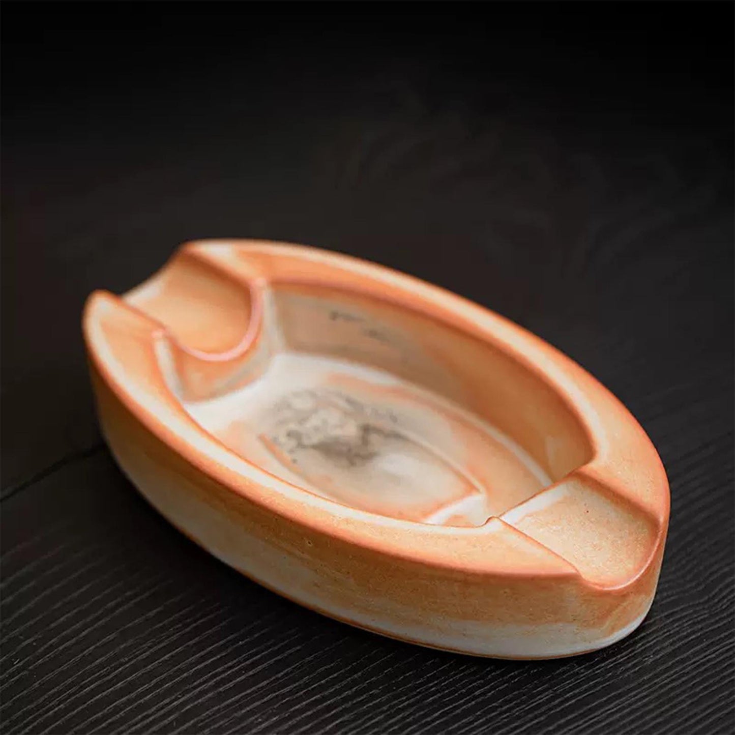 Retro Style Cigar Ash Tray, cigarette holder, Ceramic cigar ash tray, gift for men, groomsman gift, Smoker Gift MUDxHAND