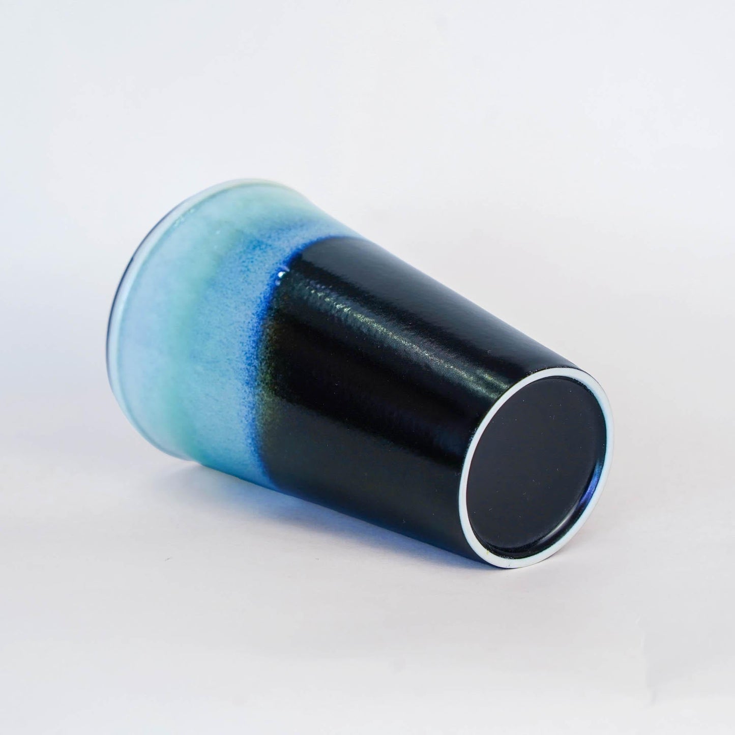 Ceramic Travel Mug With Lid & Sleeve, Black To Go Mug, 15oz Reusable To Go Mug,  handcrafted mugs, Birthday Gift For Him MUDxHAND