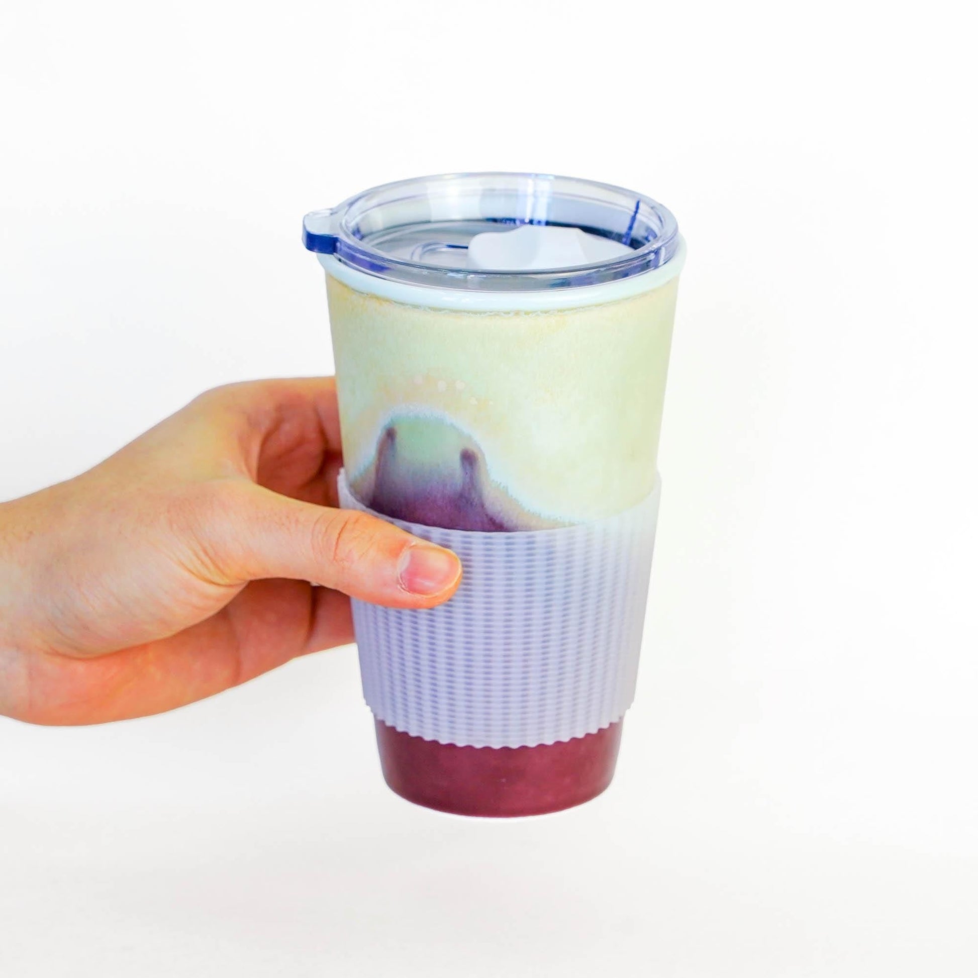 Handcrafted Ceramic Travel Mug With Lid, 15oz Pottery Tumbler, Red To Go Mug, Birthday Gift For Her MUDxHAND