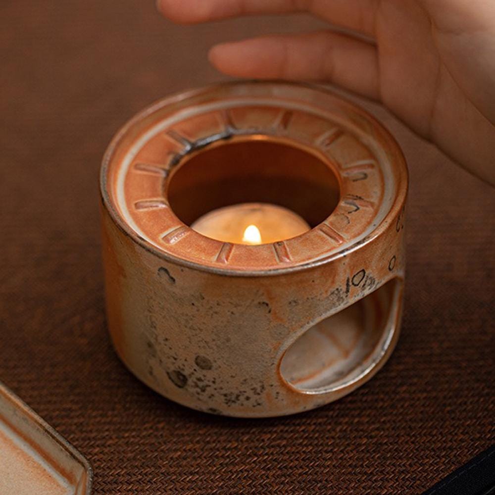 Wax melt Burner: Aromatherapy Oil Diffuser gift set, Wax melt Burner,Fragrance Diffuser, Palo Santo Burner, candle holder MUDxHAND